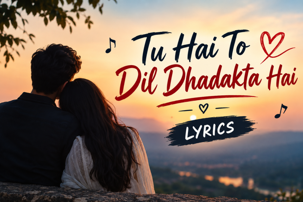 Tu Hai To Dil Dhadakta Hai Lyrics – Complete Hindi, English & Meaning (Mr. & Mrs. Mahi) Tu Hai To Dil Dhadakta Hai Lyrics – Complete Hindi, English & Meaning (Mr. & Mrs. Mahi)